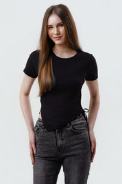 Polera Mujer Slim Fit Negro