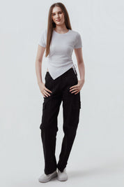 Polera Mujer Slim Fit Blanco