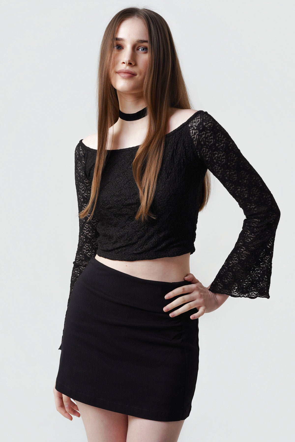 Polera Mujer Ajustado Negro