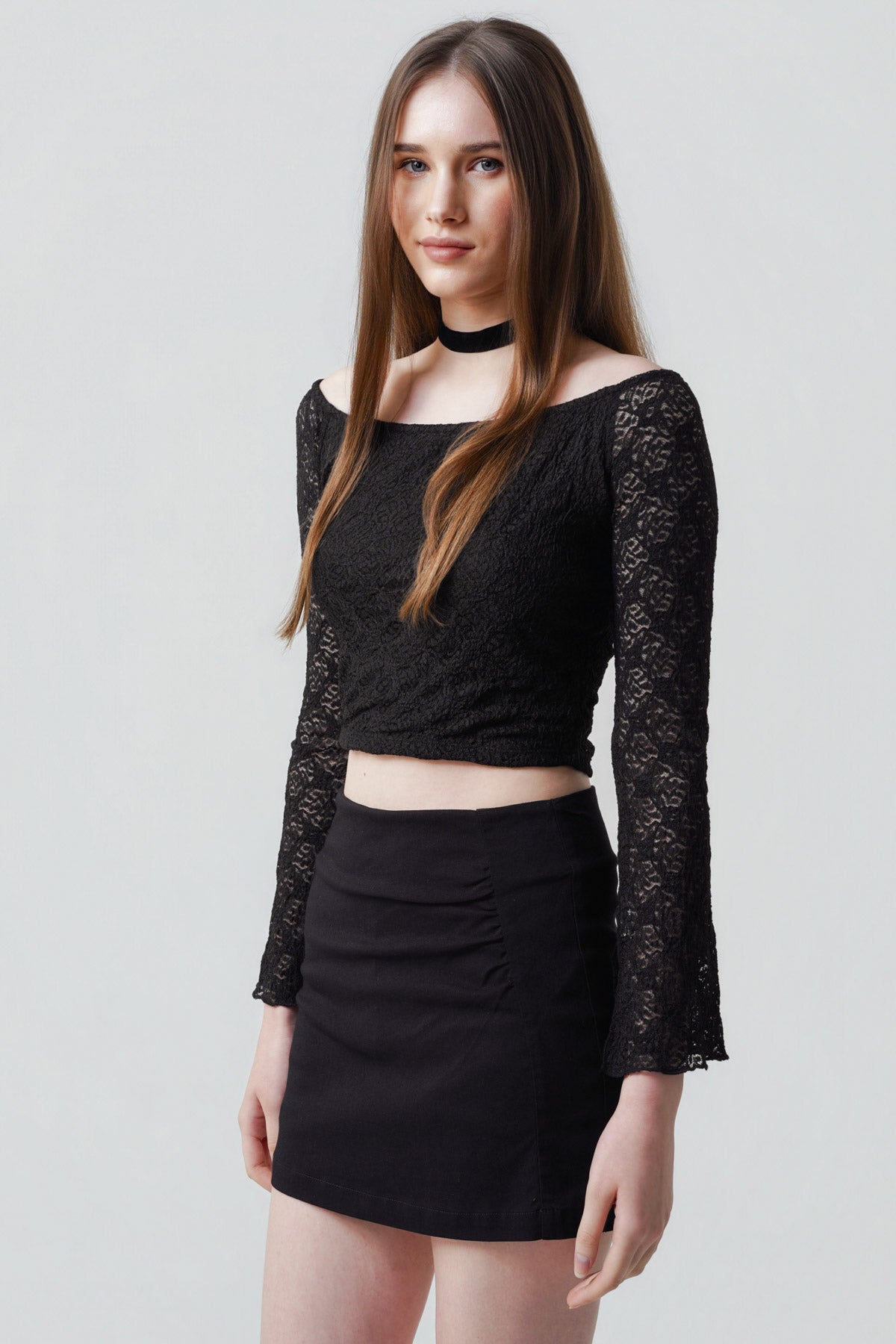 Polera Mujer Ajustado Negro
