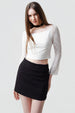 Polera Mujer Ajustado Crudo