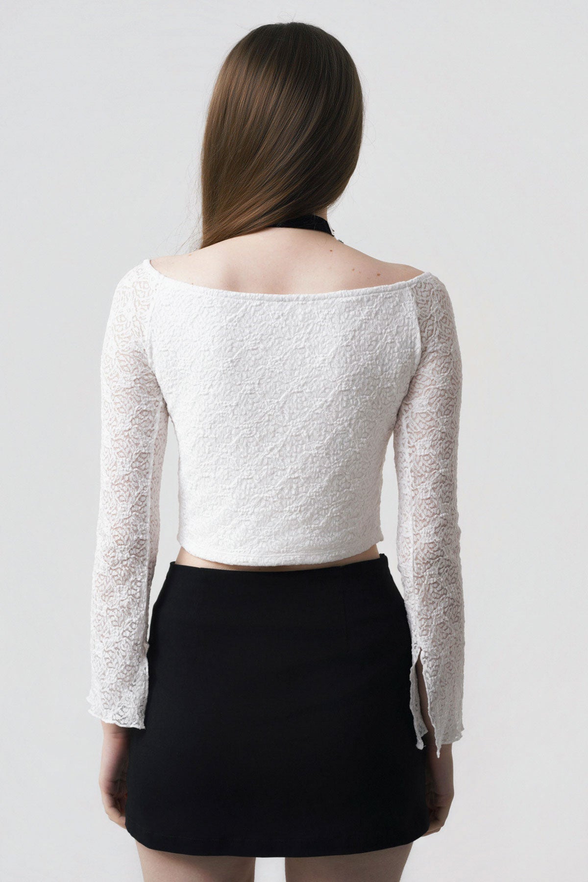 Polera Mujer Ajustado Crudo