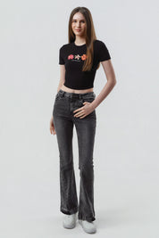 Polera Mujer Slim Negro