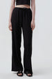 Pantalón Mujer Wide Leg Negro