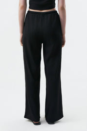 Pantalón Mujer Wide Leg Negro