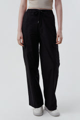 Pantalón Mujer Wide Leg Negro