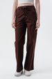Pantalón Mujer Wide Leg Chocolate