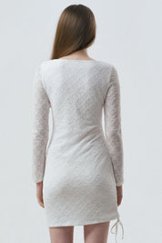 Vestido Mujer Falda Crudo