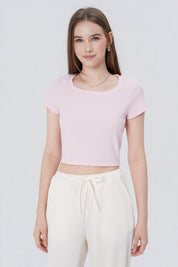Polera Ajustada Mujer Palo Rosa