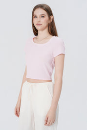 Polera Ajustada Mujer Palo Rosa