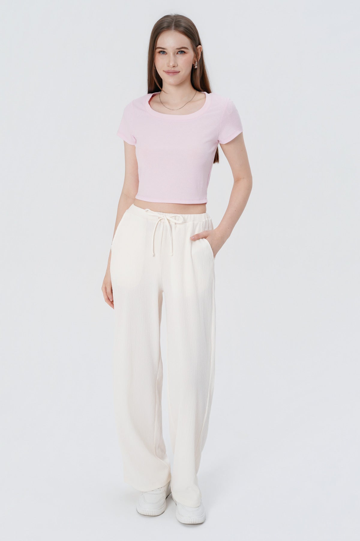 Polera Ajustada Mujer Palo Rosa