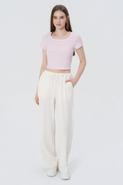 Polera Ajustada Mujer Palo Rosa