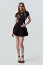 Falda Juvenil Mujer Negro