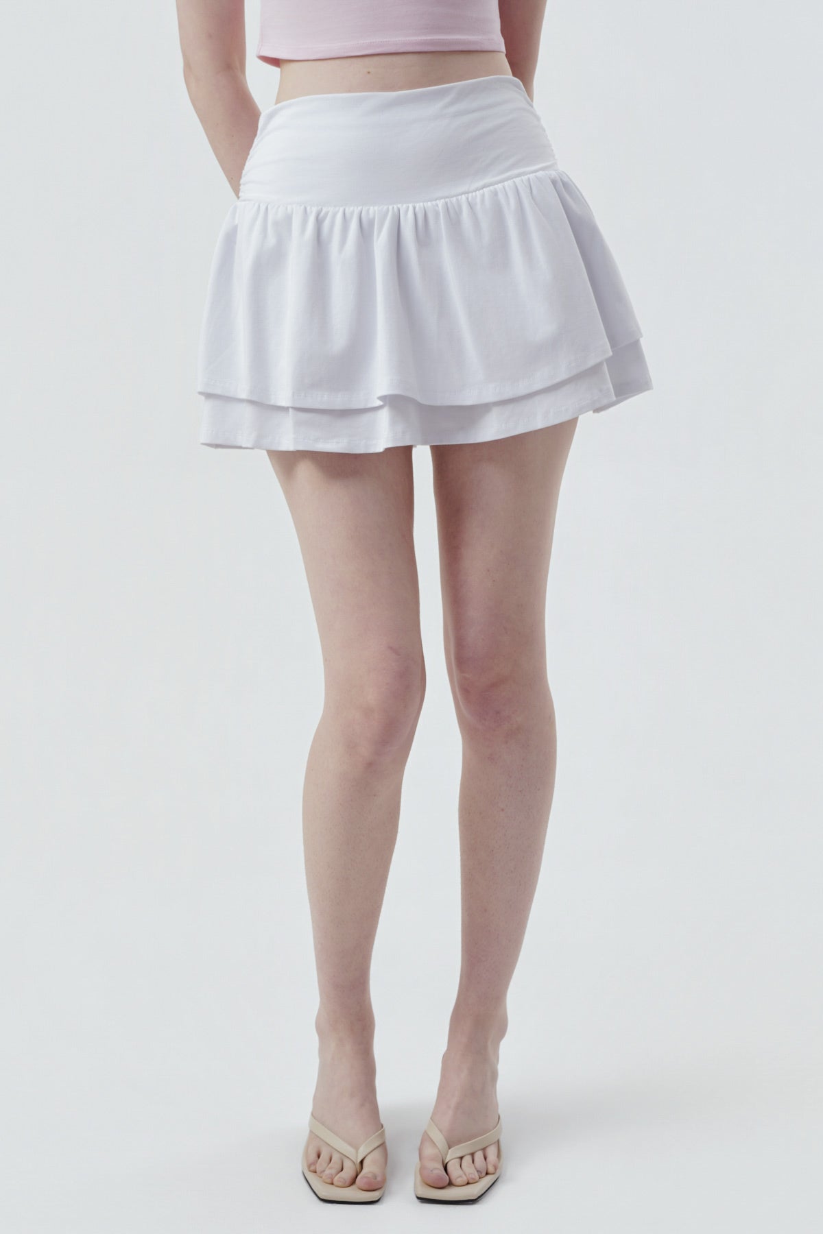 Falda Juvenil Mujer Blanco