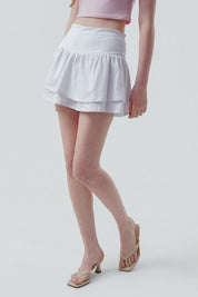 Falda Juvenil Mujer Blanco