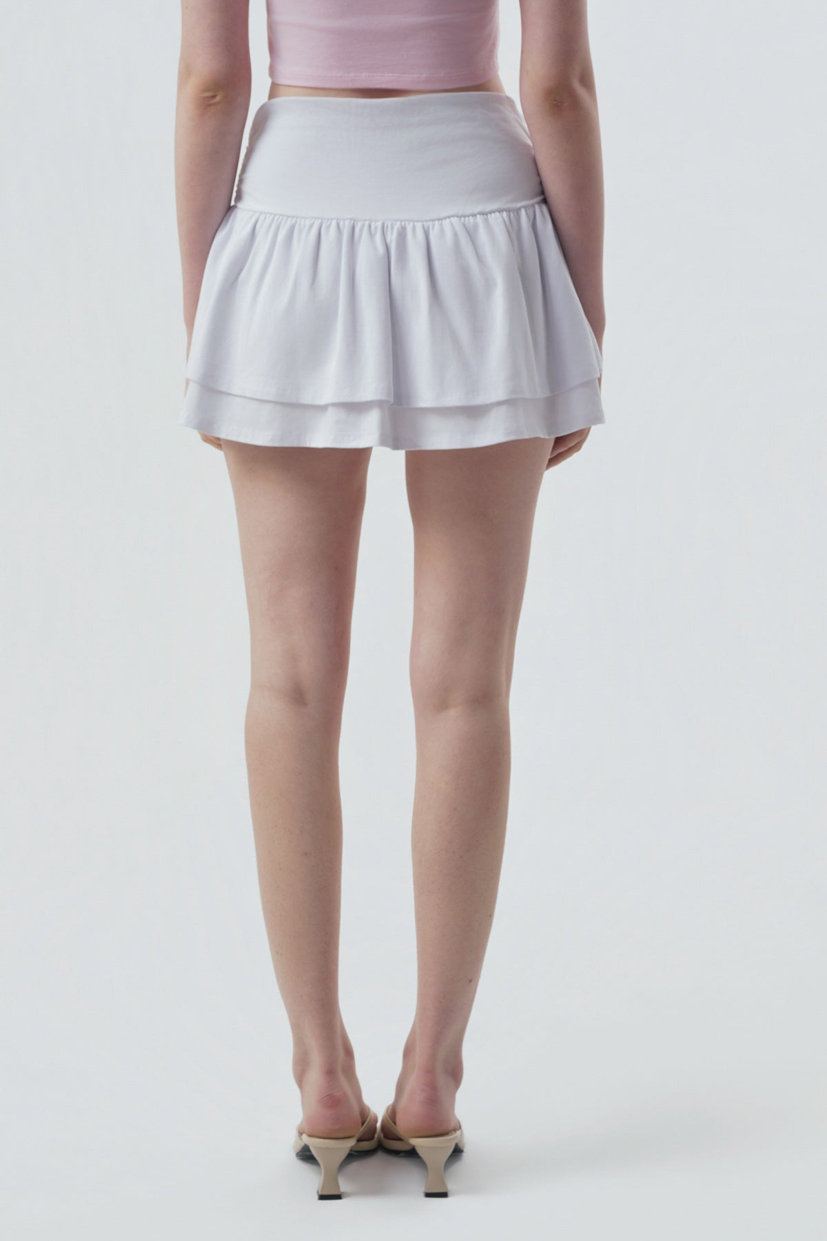 Falda Juvenil Mujer Blanco