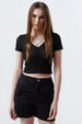 Polera Mujer Slim Negro