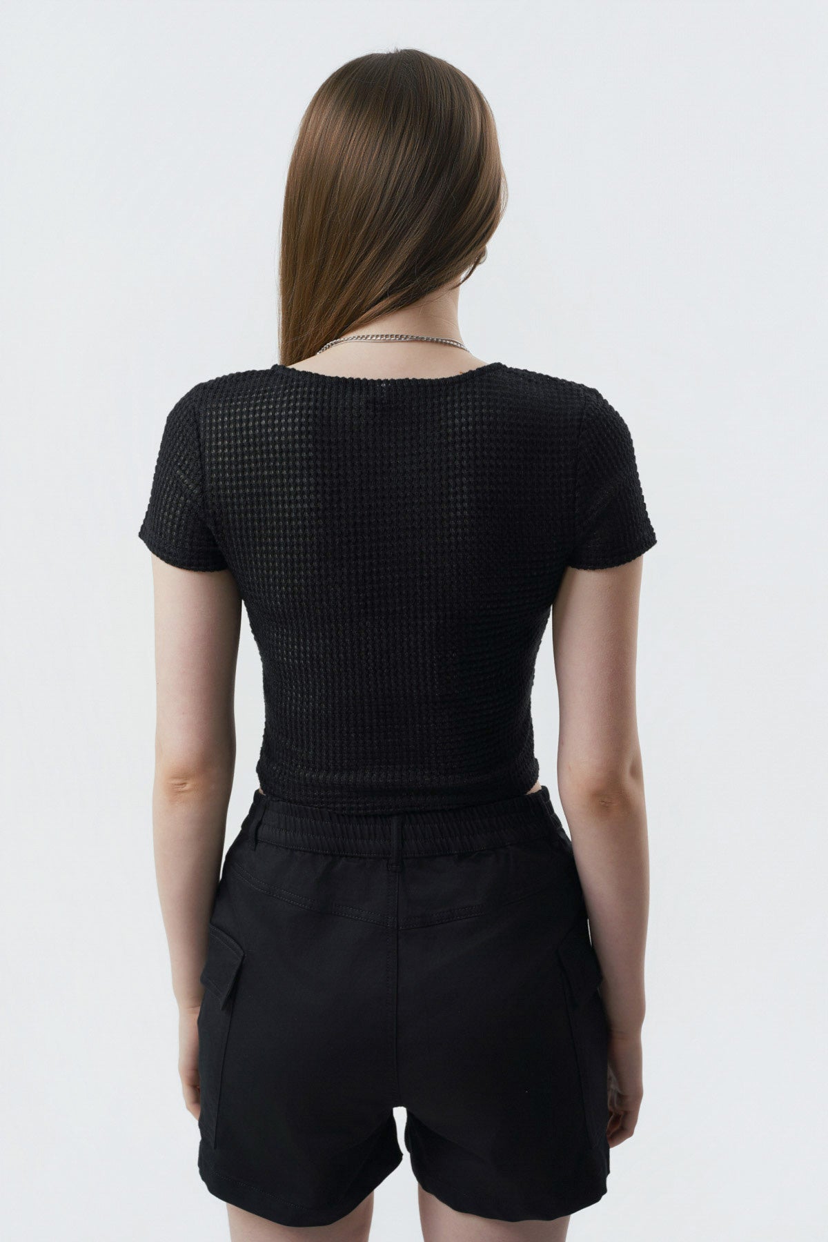 Polera Mujer Slim Negro