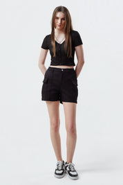 Polera Mujer Slim Negro