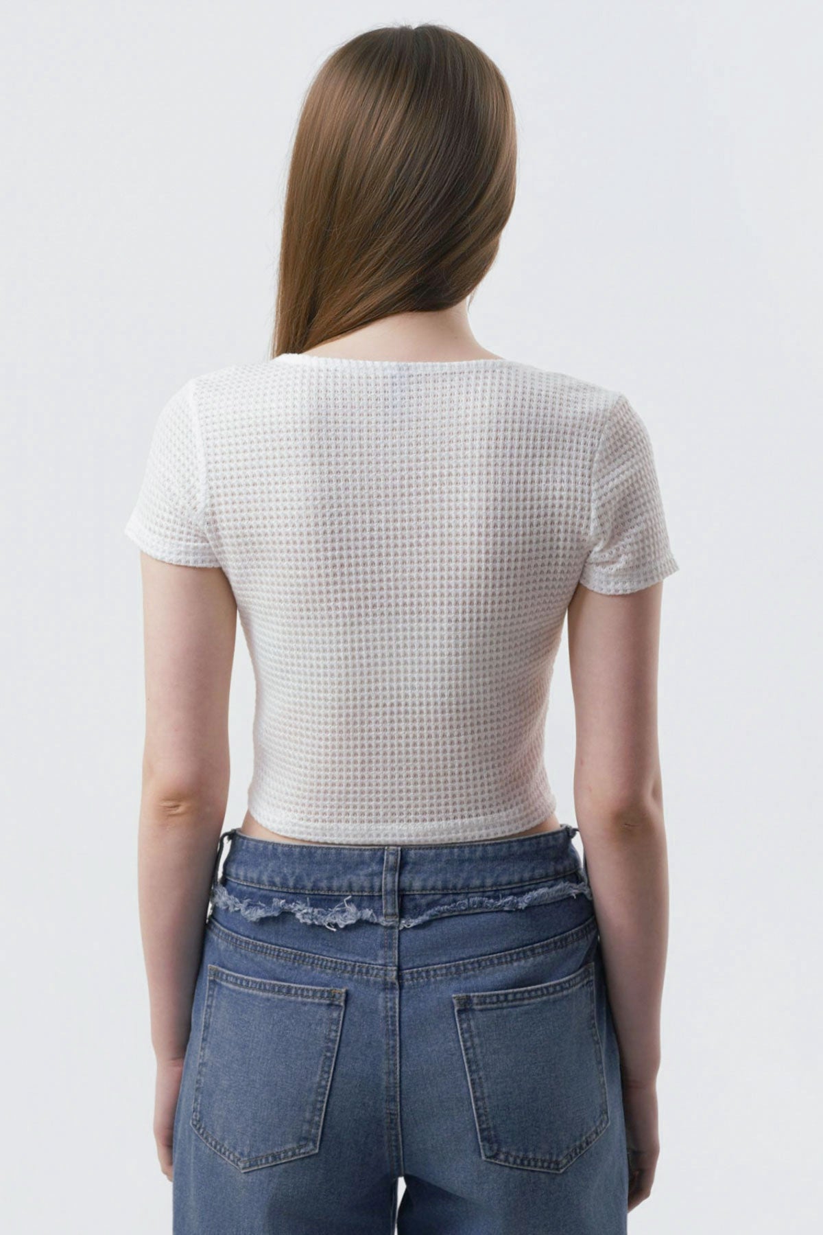 Polera Mujer Slim Crudo