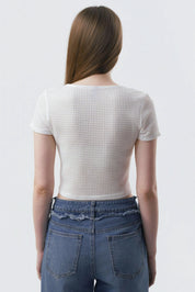 Polera Mujer Slim Crudo