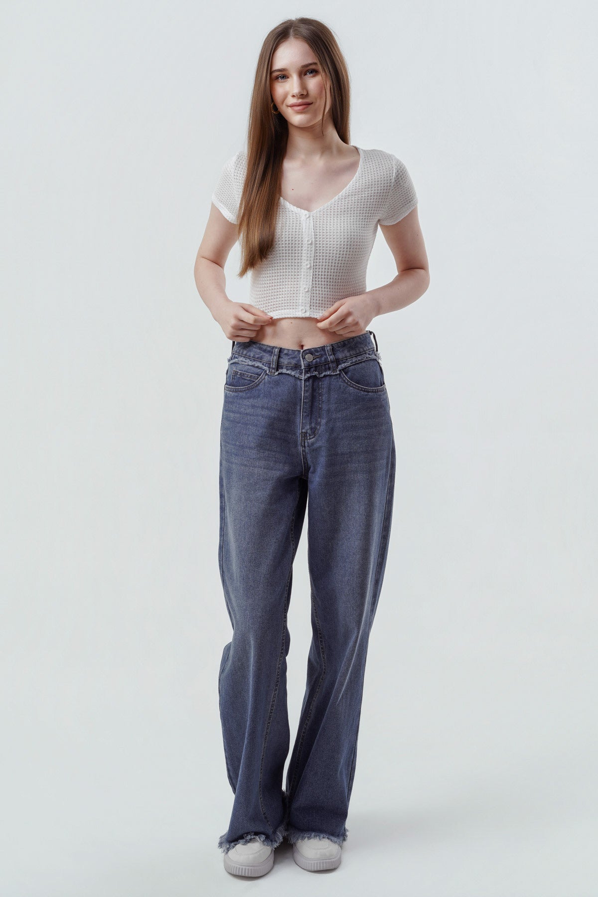 Polera Mujer Slim Crudo