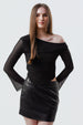 Polera Mujer Slim Fit Negro