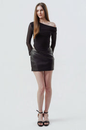 Polera Mujer Slim Fit Negro