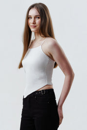 Peto Mujer Slim Fit Blanco