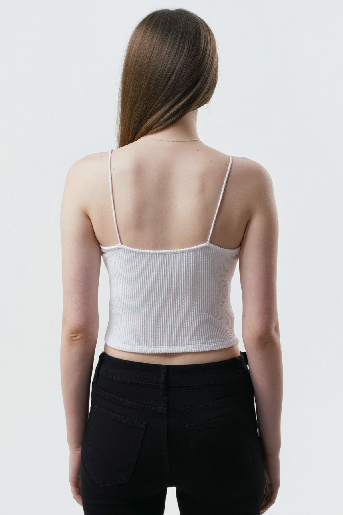Peto Mujer Slim Fit Blanco