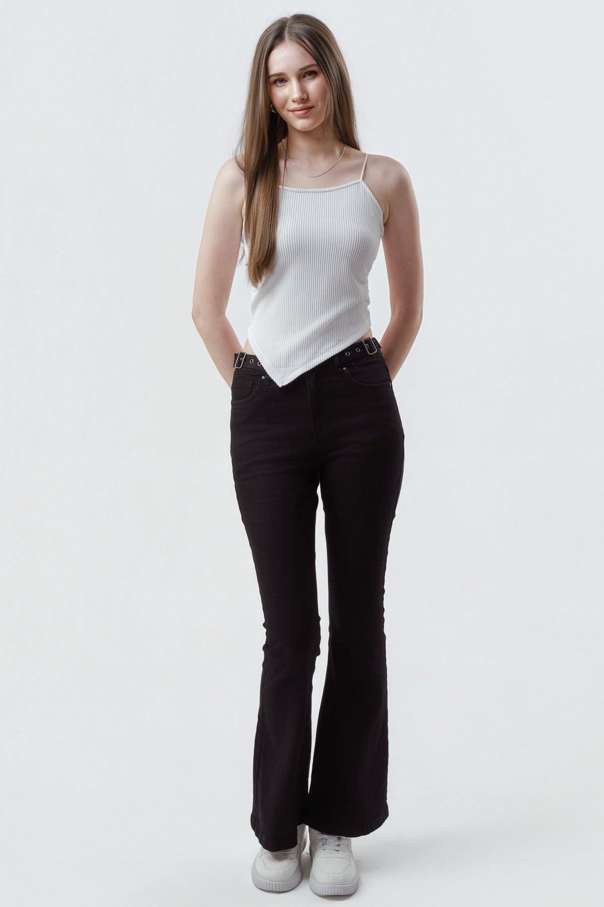 Peto Mujer Slim Fit Blanco