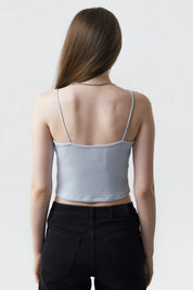 Peto Mujer Slim Fit Celeste