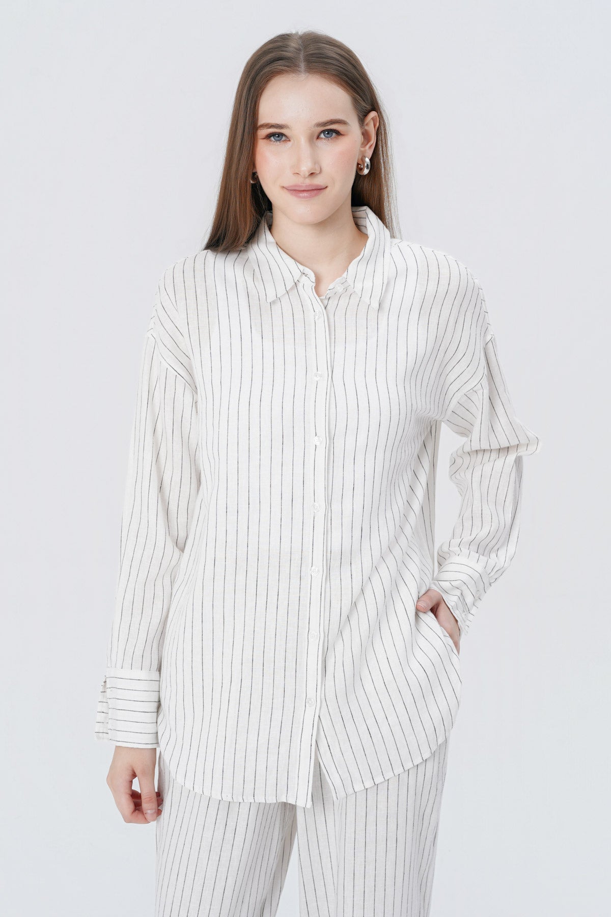 Blusa Loose Mujer Crudo