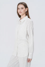 Blusa Loose Mujer Crudo
