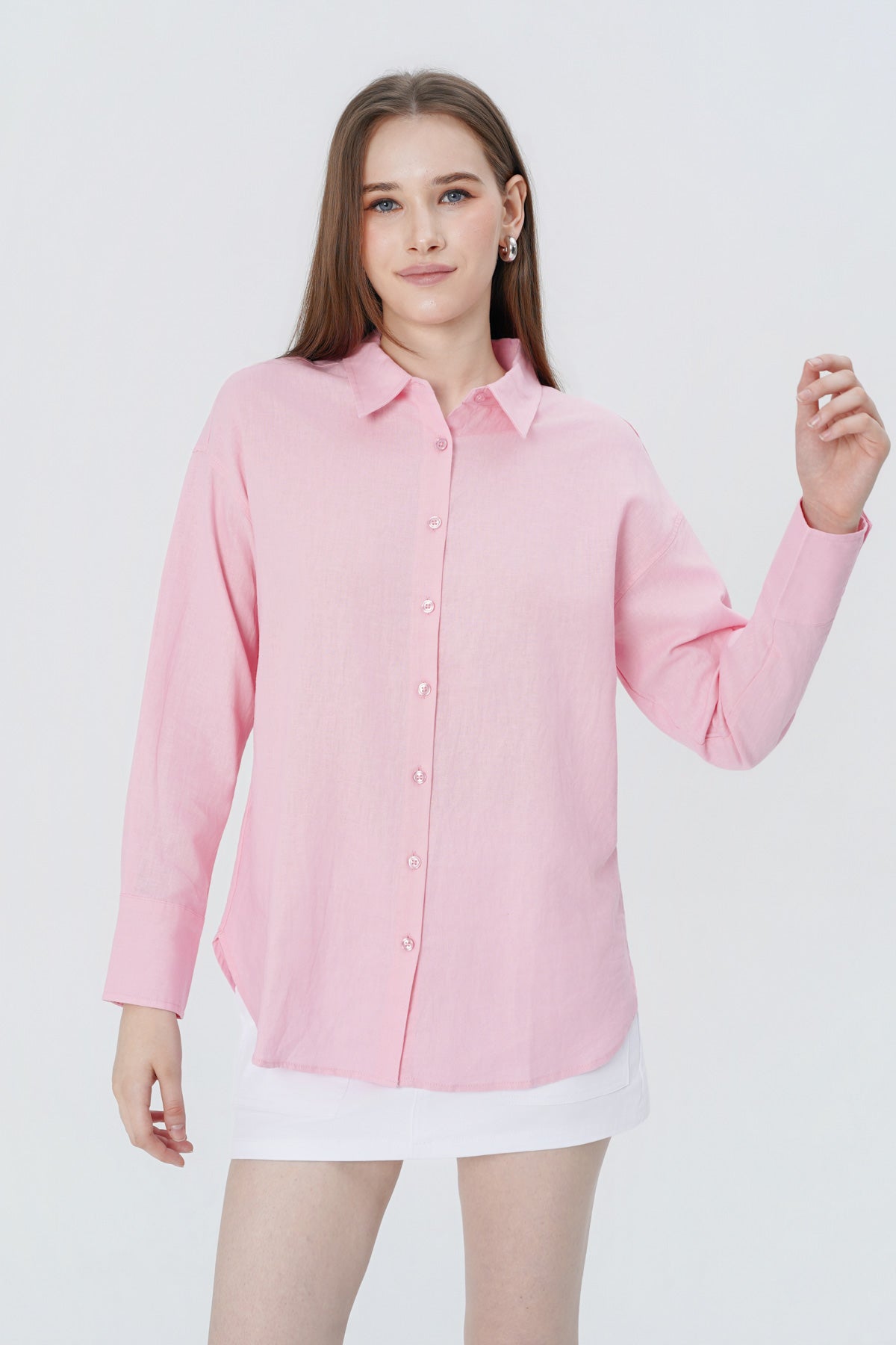 Blusa Loose Mujer Rosado