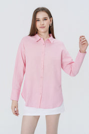 Blusa Loose Mujer Rosado