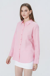 Blusa Loose Mujer Rosado
