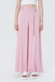 Pantalón Wide Leg Mujer Rosado