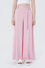 Pantalón Wide Leg Mujer Rosado