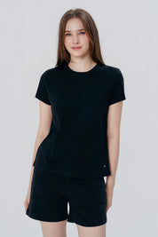 Polera Regular Mujer Negro