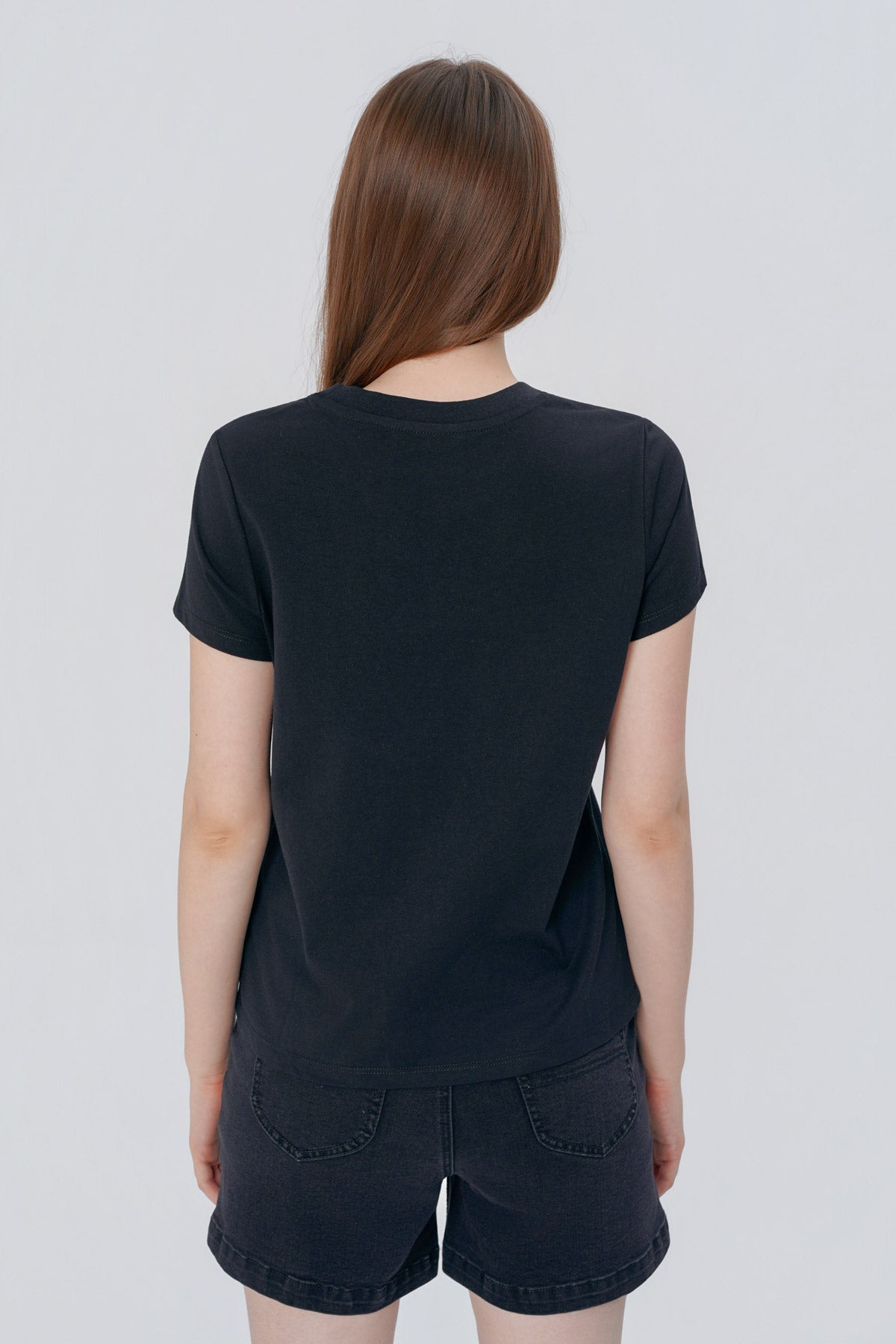 Polera Regular Mujer Negro