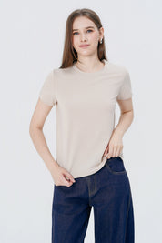 Polera Regular Mujer Beige