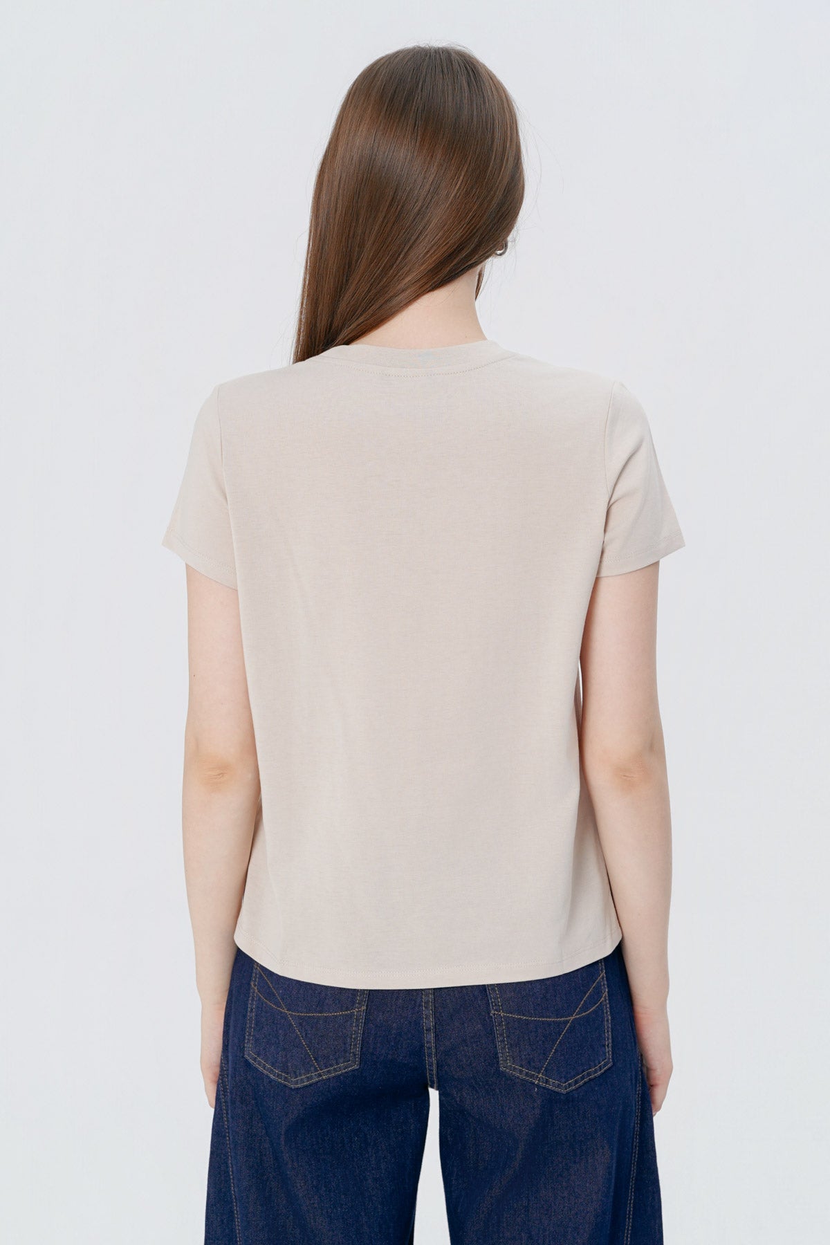 Polera Regular Mujer Beige