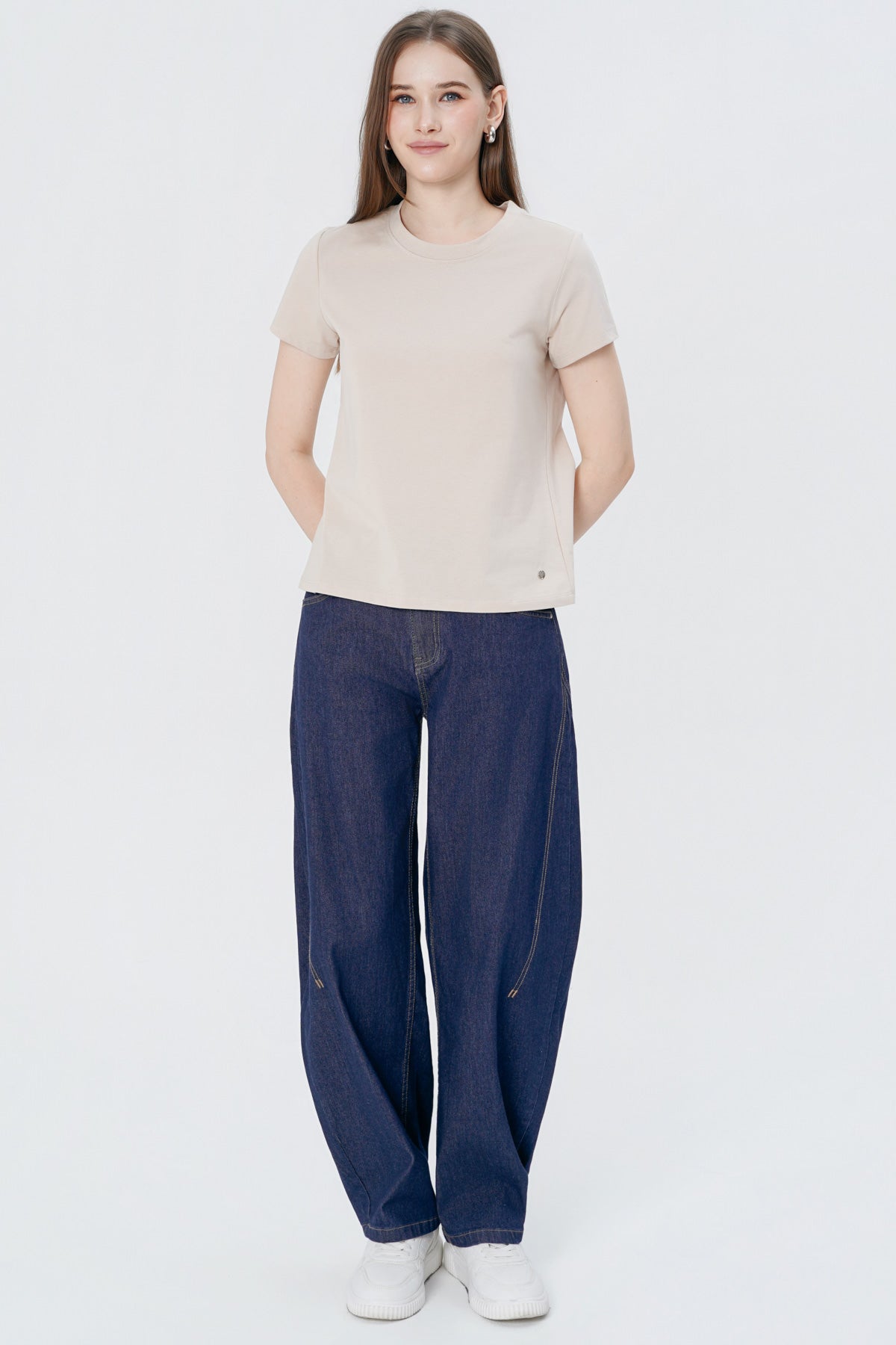Polera Regular Mujer Beige