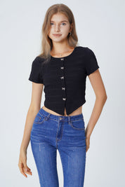 Polera Tight Mujer Negro