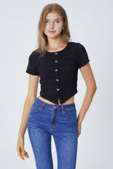 Polera Tight Mujer Negro