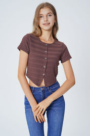 Polera Tight Mujer Café Claro