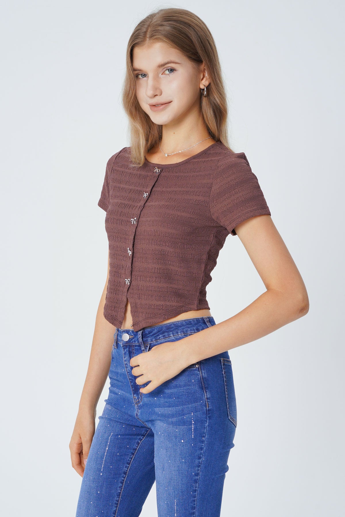 Polera Tight Mujer Café Claro