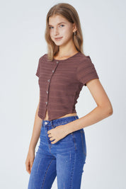 Polera Tight Mujer Café Claro