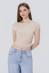 Polera Tight Mujer Beige